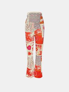 Mucho Gusto  broek ischa rood hart elegantie