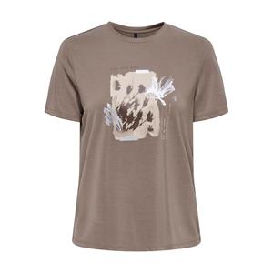 Only Shirt met korte mouwen ONLFREE LIFE REG S/S LEAF TOP BOX JRS