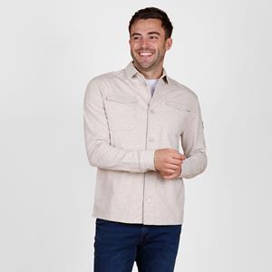 Q1905 Overshirt andel zand melange