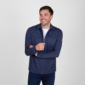 Q1905 Overshirt hattem donker melange