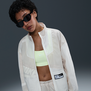 Nike Sportswear oversized geweven damesjack - Wit