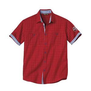 Atlas For Men Heren nautisch poplin overhemd