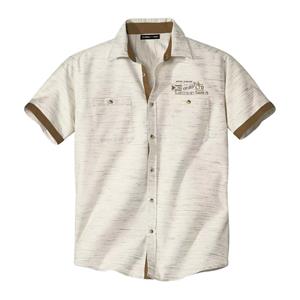 Atlas For Men Heren slub overhemd