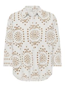 Jacqueline de Yong Jdyemma 3/4 embroidery shirt wvn ex