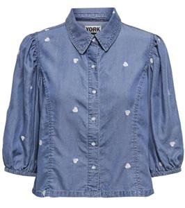 Only Onlcharis life emb 3/4 shirt wvn