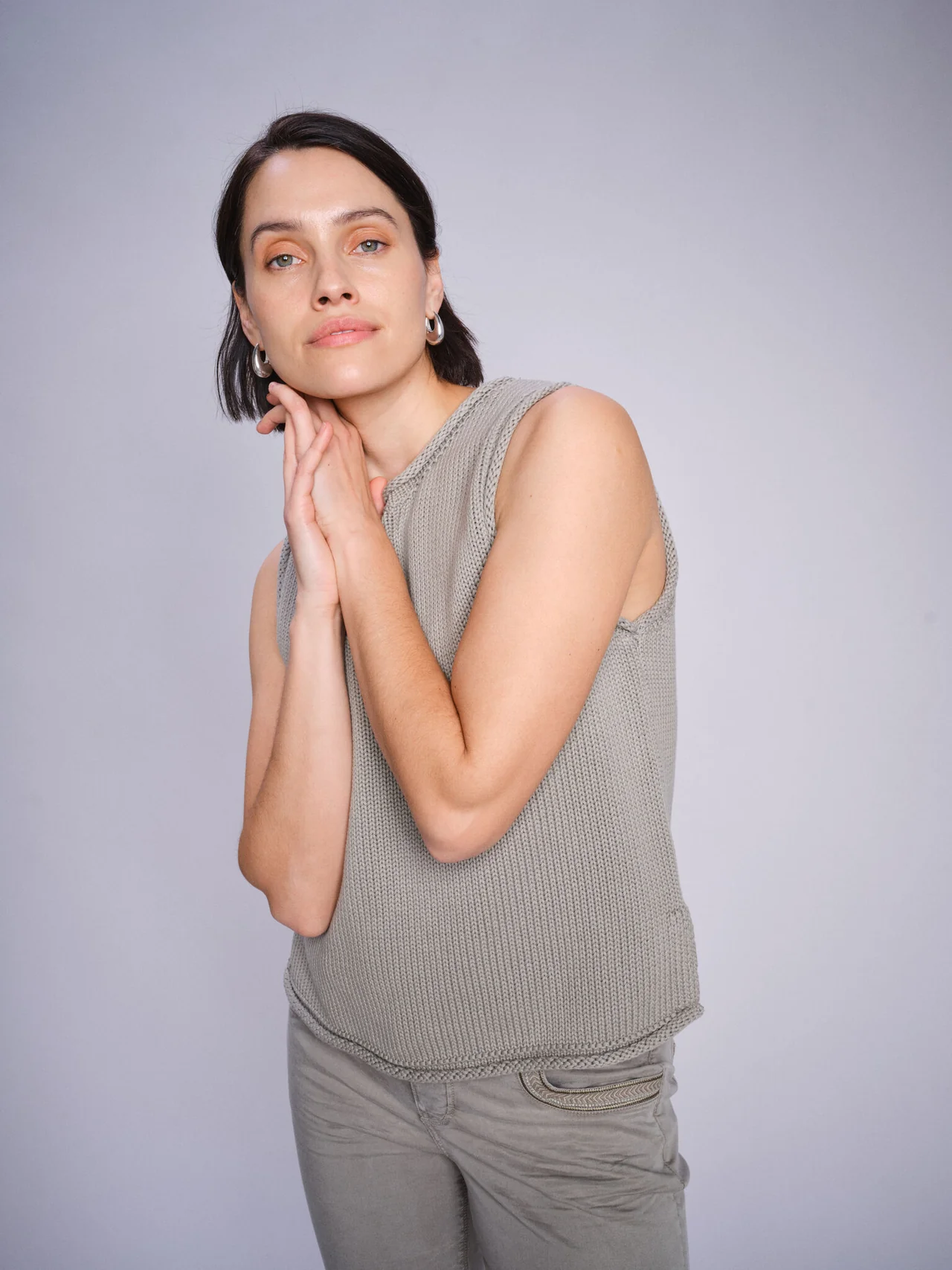 Mos Mosh 168050 829 mosmosh mm aubin sl knit top shadow