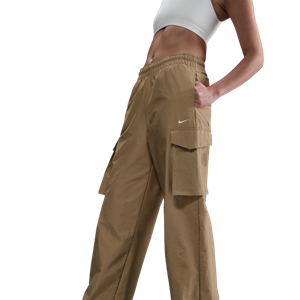 Nike Sportswear Everything Wovens cargobroek met halfhoge taille voor dames - Bruin