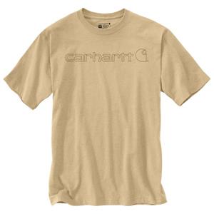 Carhartt  Core Logo S/S - T-shirt, beige