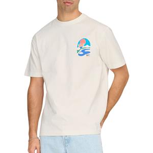Only & Sons onspalm days print rlx ss tee 22033417 cloud dancer