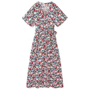Tranquillo  Women's Langes Ecovero Kleid - Jurk, grijs
