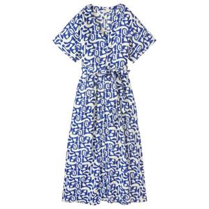 Tranquillo  Women's Langes Ecovero Kleid - Jurk, purper