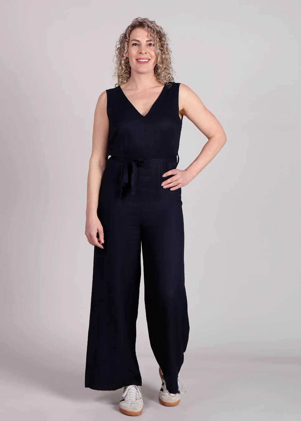 FRNCH Pakize jumpsuit donker v