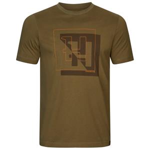 Härkila  H-Logo T-Shirt - T-shirt, bruin