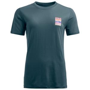 Ortovox  Women's 140 Cool Mountain Gradient T-Shirt - Merinoshirt, grijs