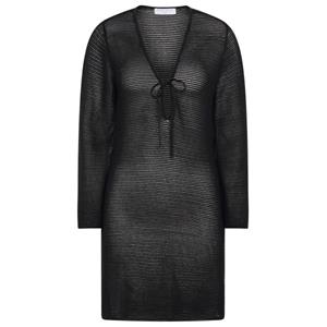 Seafolly  Women's Beach Edit Mesh Knit Cover Up - Jurk, zwart