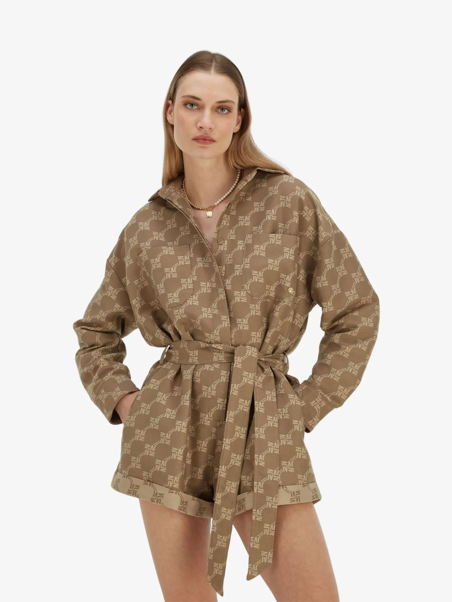 Josh V Dames playsuit pien logo
