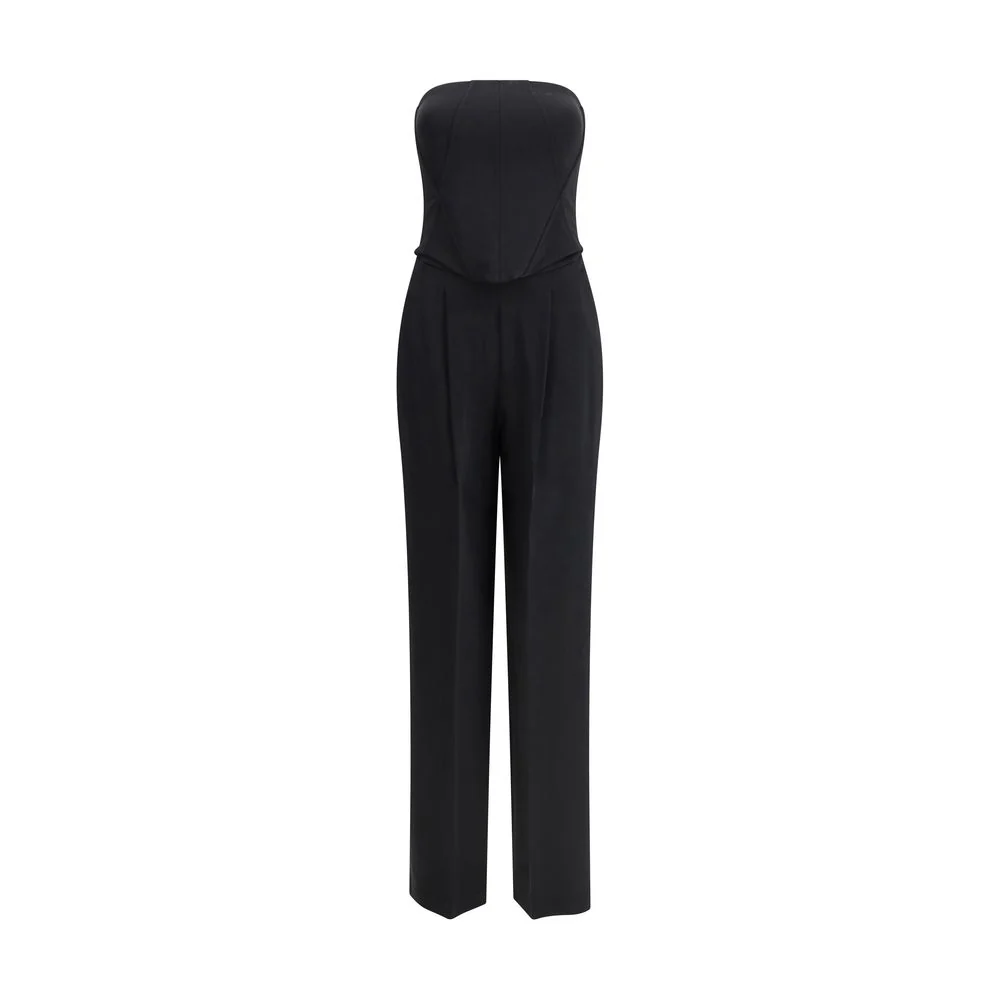 Pinko Off shoulder jumpsuit voor elegante avonden