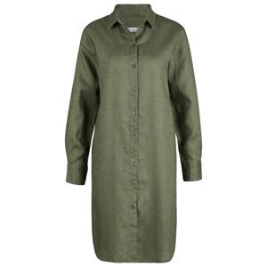 KnowledgeCotton Apparel  Women's Classic Linen Dress - Jurk, olijfgroen