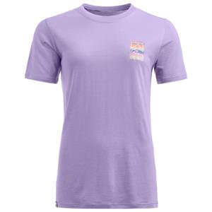 Ortovox  Women's 140 Cool Mountain Gradient T-Shirt - Merinoshirt, lush lavender