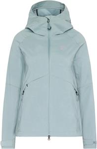 Didriksons petra wns jkt 5 softshell jack dames -blauw