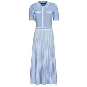 Karl Lagerfeld Lange Jurk  PLEATED KNIT DRESS