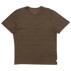 Mazine  Wobbly Striped T - T-shirt, bruin