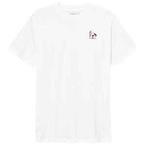 Dedicated  T-Shirt Stockholm BBQ Emb - T-shirt, wit