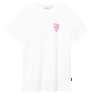Dedicated  T-Shirt Stockholm Magical Flowers - T-shirt, wit