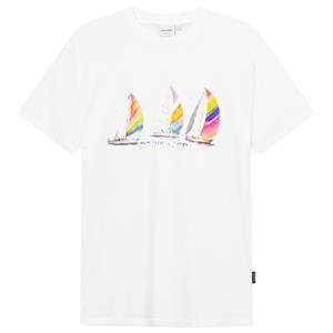 Dedicated  T-Shirt Stockholm Sailing Boats - T-shirt, wit