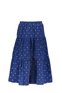 Meisjes rok midi - Stoere stippen en gesmokte boord - Tough stippen
