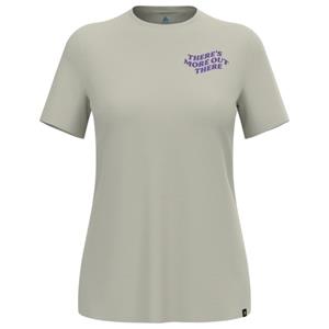 Odlo  Women's There's More Merino 160 T-Shirt Crew S/S - Merinoshirt, grijs