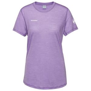Mammut  Women's Tree Wool Firstlayer T-Shirt - Merinoshirt, lavandin melange