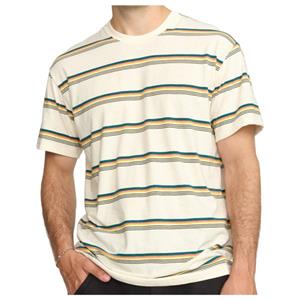 Revolution  Loose T-Shirt Stripes - T-shirt, wit/beige