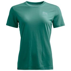 Ortovox  Women's 150 Cool Mountain Mission T-Shirt - Merinoshirt, grijs