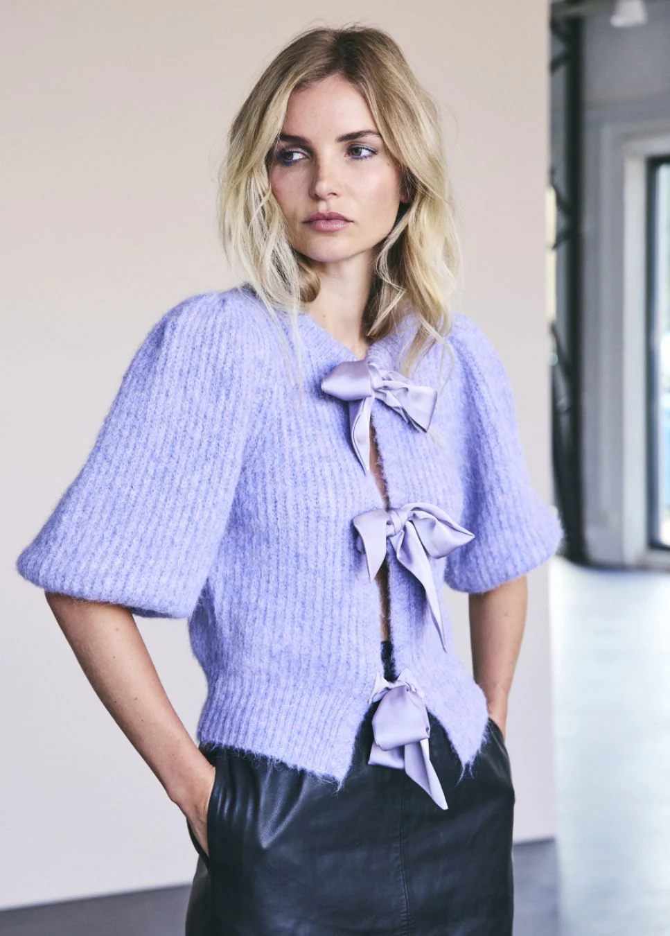 Co'Couture Coralie trui bow cardigan