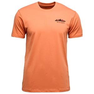 Black Diamond  Mountainscape S/S Tee - T-shirt, oranje