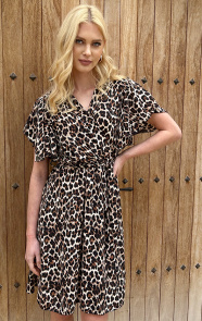 Jurkjes Jurk Nikkie Leopard Zwart 2.0