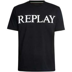 Replay T-shirt Korte Mouw  Groot merk grafisch T-shirt