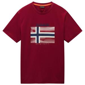 Napapijri  S-Lari S/S - T-shirt, rood