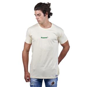 SUPERB Real Pandemic SO-SPRB02C heren-T-shirt met korte mouwen en ronde hals L beige