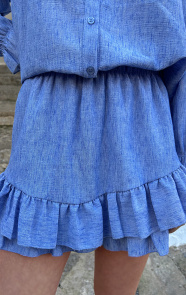 Jurkjes Ruffle Skort Polly Blauw