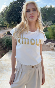 Jurkjes T-Shirt Amour Sem Metallic
