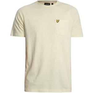 Lyle & Scott T-shirt Korte Mouw Lyle & Scott Raglan T-shirt van linnenmix