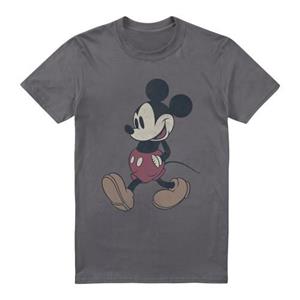 Mickey Mouse & Friends Heren Wander T-shirt M houtskool