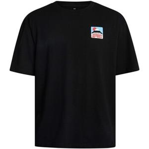 Edwin T-shirt Korte Mouw  Zonsondergang op Fuji T-shirt