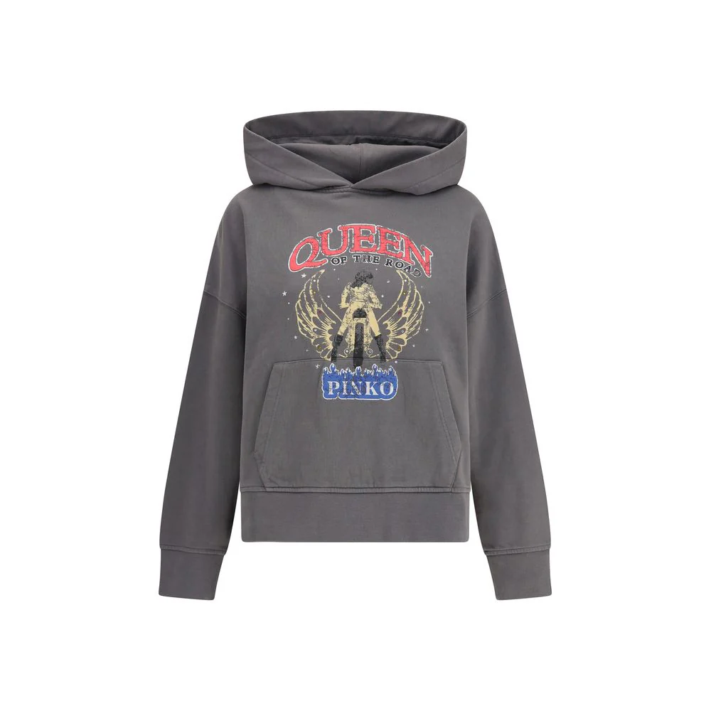 Pinko Cotton hoodie voor stijlvolle comfortabele look