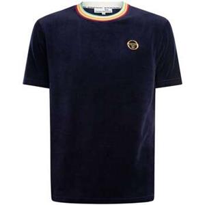 Sergio Tacchini T-shirt Korte Mouw  T-shirt met velours in de vorm van een plak