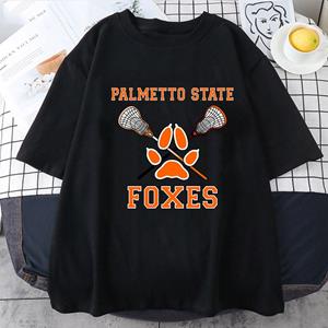 Limindong Palmetto State Foxes T-shirts Heren Katoen Alles voor het spel Nora Sakavic T-shirt Grappig O-hals Casual Korte Mouw T-shirt Tops XS zwart