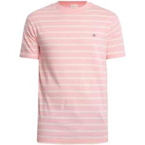 Gant T-shirt Korte Mouw  Gestreept t-shirt