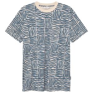 Dedicated  T-Shirt Stockholm Wave Tiles - T-shirt, grijs